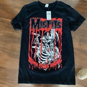 Misfits Black and Red Men’s Small Band Shirt NWT